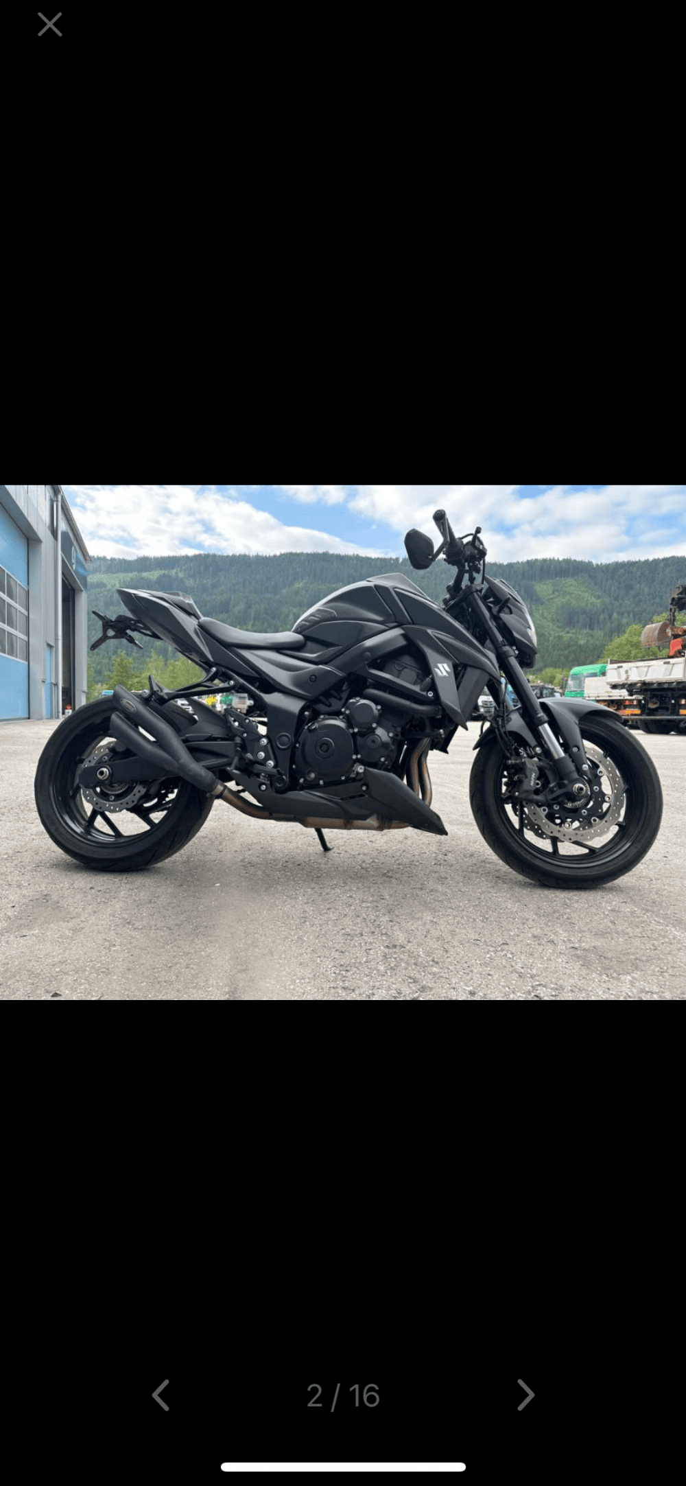 Motorrad verkaufen Suzuki Suzuki GSX S 750 Naked Bike All Black Naked Bike Ankauf